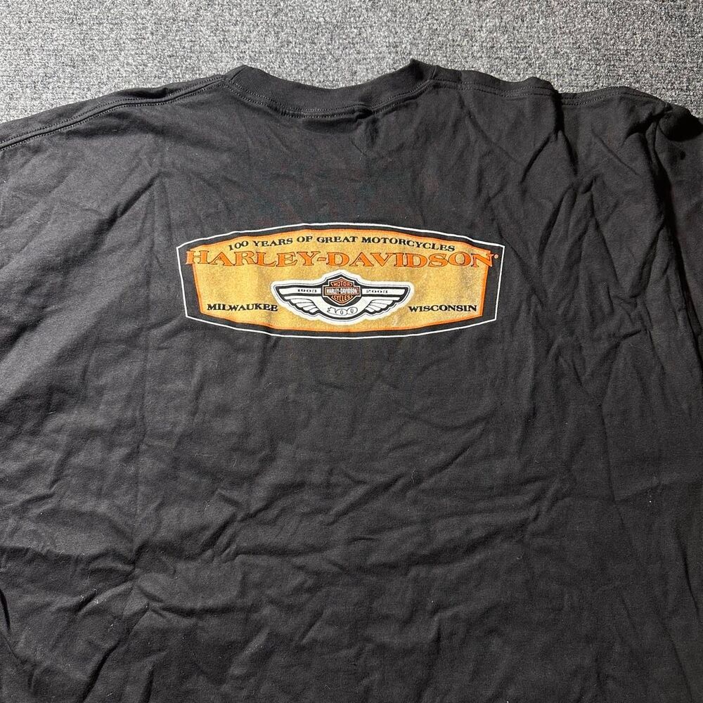 Harley-davidson Men's Black T-shirt